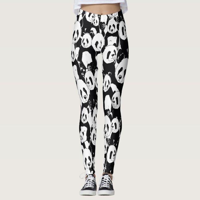 Panda print leggings (Front)