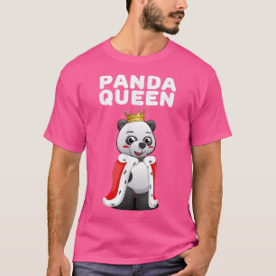 Panda Queen  Girls Panda Tshirt  Womens Panda 