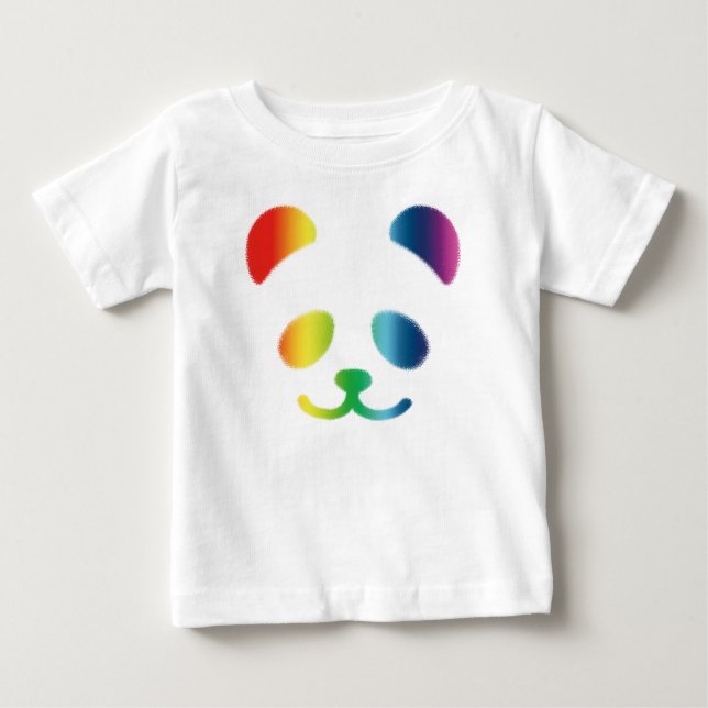 Panda Rainbow Baby T-Shirt (Front)