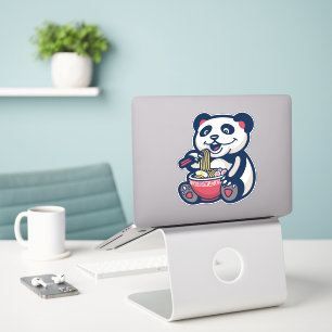 Panda Ramen Character Sticker