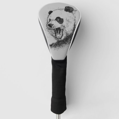 Panda Roar  Golf Head Cover