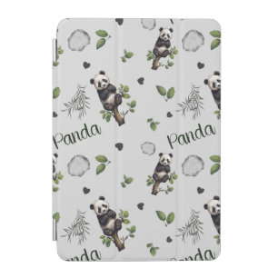 Panda Seamless Pattern Baby Blanket iPad Mini Cover