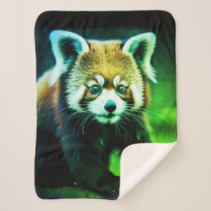 Panda sherpa blanket