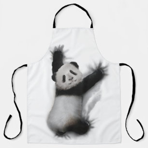 Panda Shirt Humorous Graphic Animal T-Shirt Gifts Apron