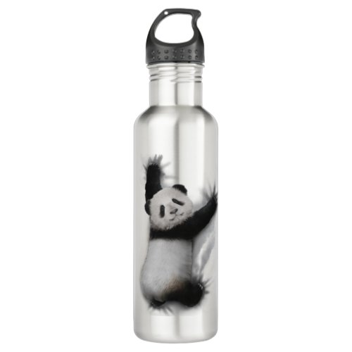 Panda Shirt Humorous Graphic Animal T_Shirt Gifts Stainless Steel Water Bottle