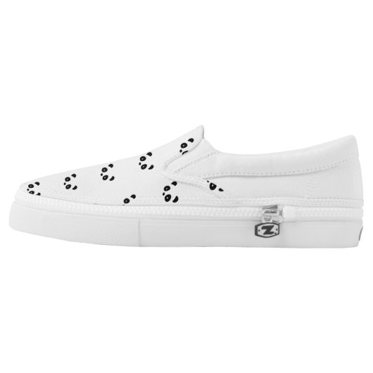 Panda shoes, Panda Sneakers (Left Shoe Outside)
