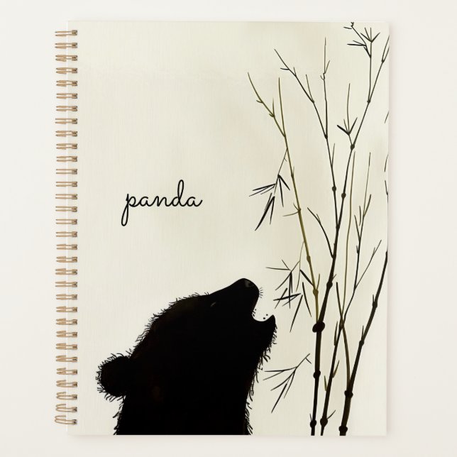Panda Silhouette Planner (Front)