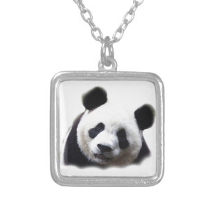 Panda Silver Plated Necklace