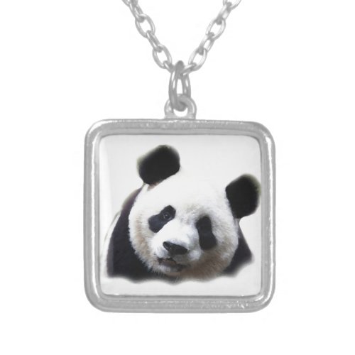 Panda Silver Plated Necklace