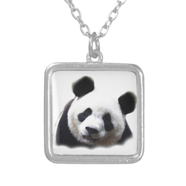 Panda Silver Plated Necklace (Front)