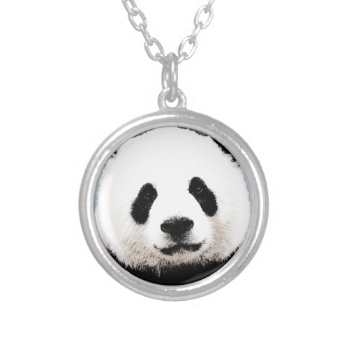 Panda Silver Plated Necklace