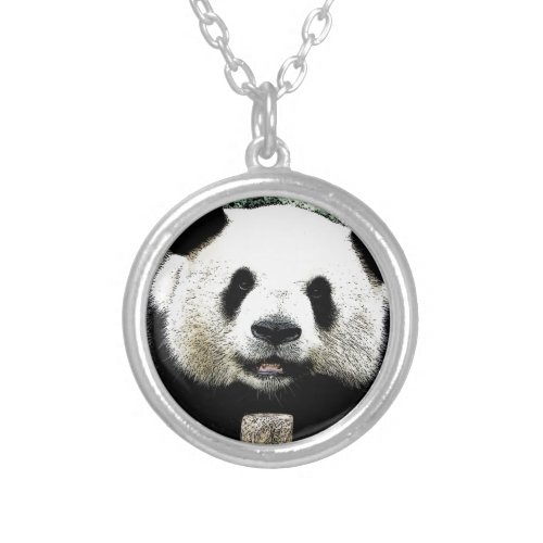 Panda Silver Plated Necklace