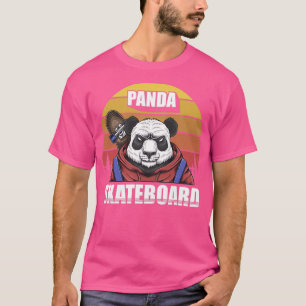Panda Skateboard T-Shirt