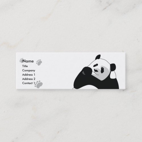 Panda - Skinny Business Card Template