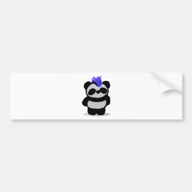 Panda Small 2010 Edition Bumper Sticker (Front)