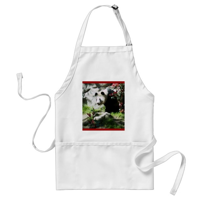 Panda Smile Adult Apron (Front)