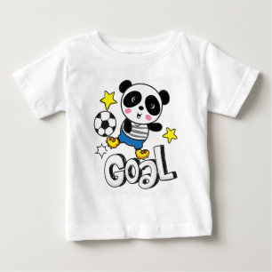 Panda soccer baby T-Shirt