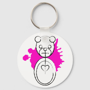panda splatz. keychain