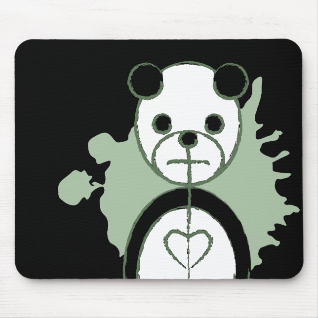 panda splatz. mouse pad (Front)