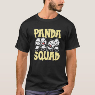 Panda Squad Zoo Animal Bear For Men Women 6 T-Shirt