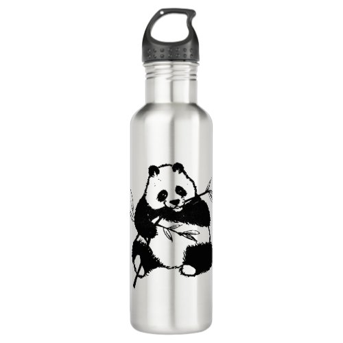 Panda Stainless Steel Water Bottle