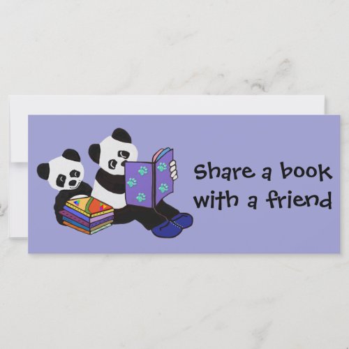 Panda Storytime Bookmarks