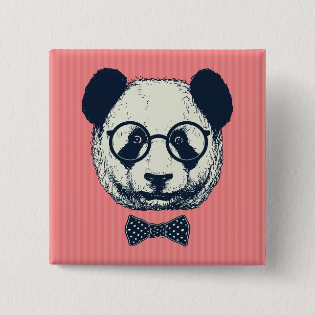 Panda Stripes Button (Front)