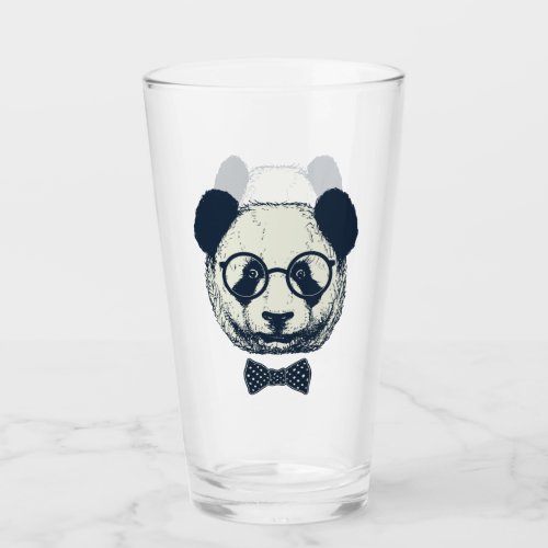 Panda Stripes Glass