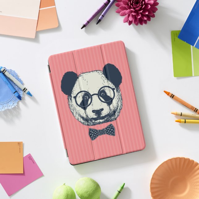 Panda Stripes iPad Pro Cover (Desk)