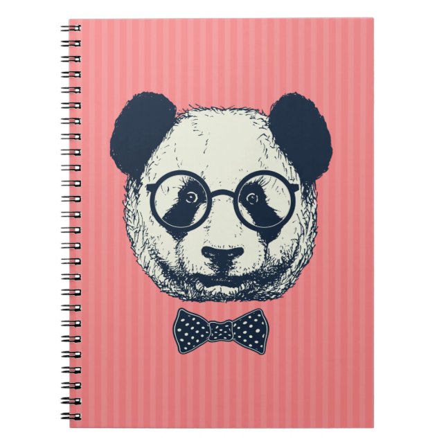 Panda Stripes Notebook (Front)