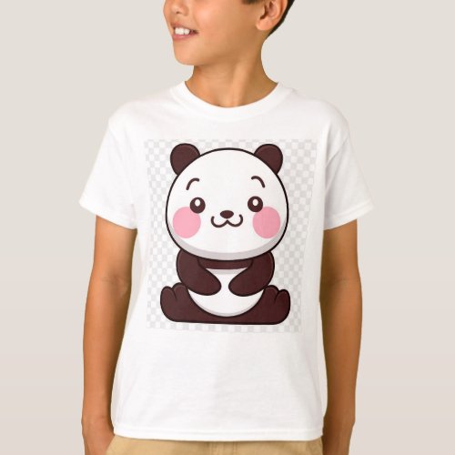 panda style T_shirt for kids 
