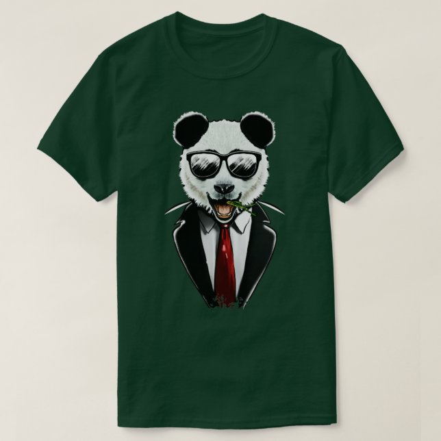 Panda Suit T-Shirt (Design Front)