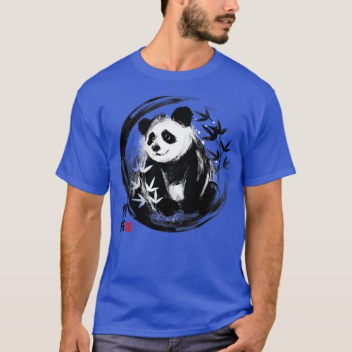 Panda sumie T_Shirt