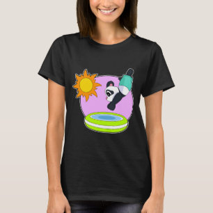 Panda Swimming Swimming pool Summer T-Shirt