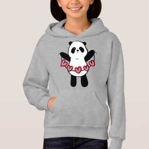 Panda t-shirt hoodie