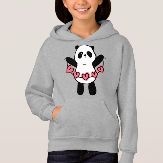 Panda t-shirt  hoodie (Front)
