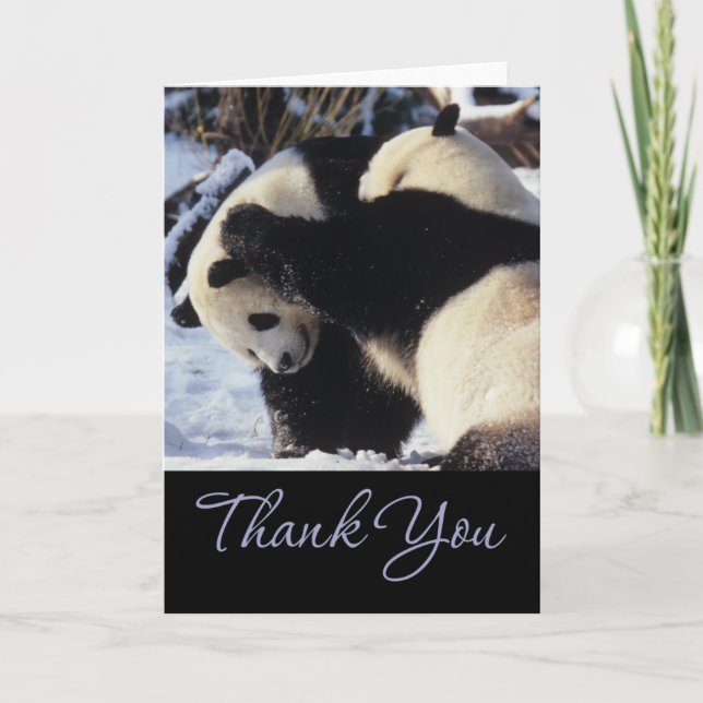 Panda Thank You Cards (Front)
