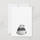 Panda Theme Thank You Note Cards (Back)