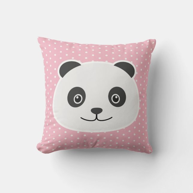 Panda Throw Pillow (Front)