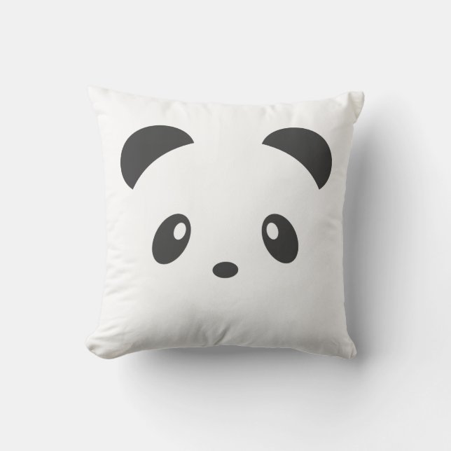 Panda Throw Pillow (Front)
