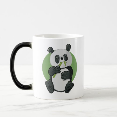 Panda time mug in black and white