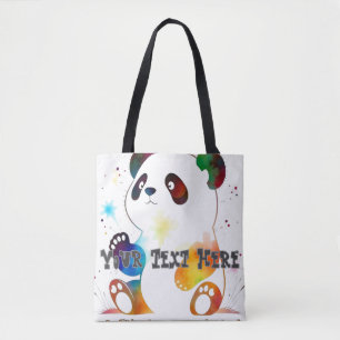 Panda tote bags