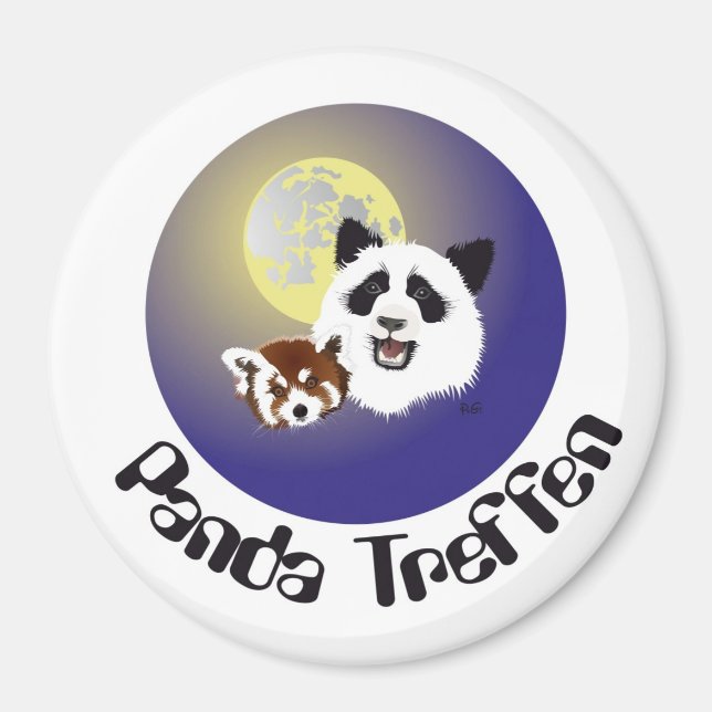 Panda Treffen Magnet (Front)