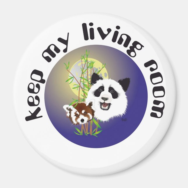 Panda Treffen Magnet (Front)
