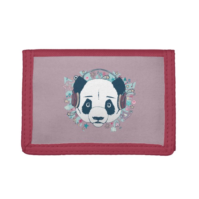 Panda Tri-fold Wallet (Front)