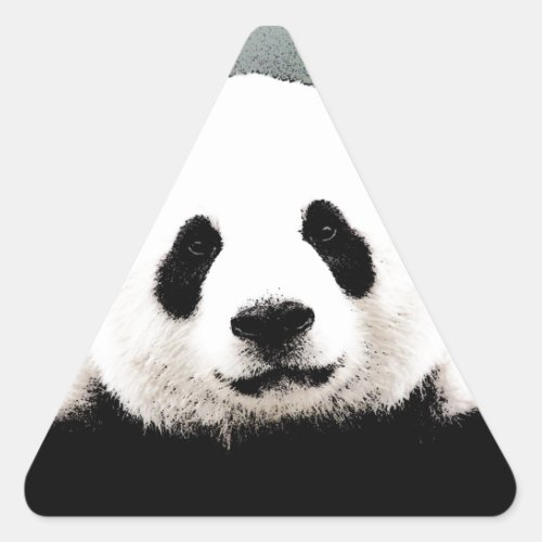 Panda Triangle Sticker