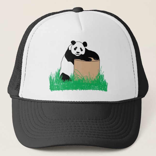 Panda Trucker Hat (Front)