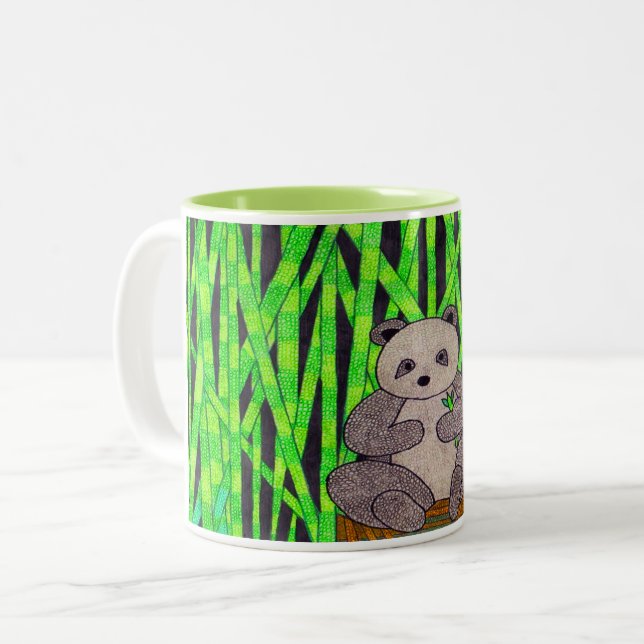 Panda - Two-Tone Mug (Front Left)