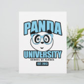 Panda University - Blue (Standing Front)