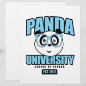 Panda University - Blue (Front/Back)